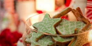 Christmas cookies are a nice touch in a staged home